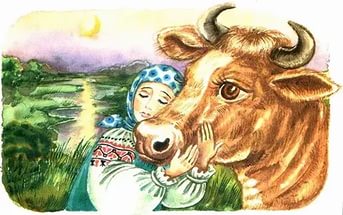 Сказ про бабу вдовую и её корову непутёвую (Сказки баушки Моти)