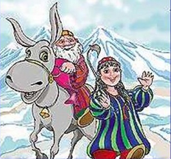Корбобо (Узбекский Дед Мороз)