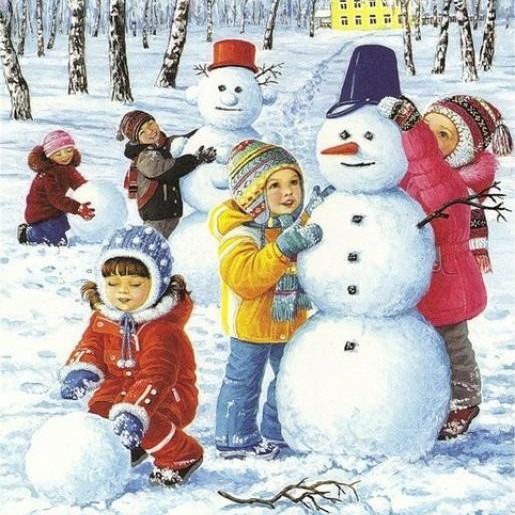 Снеговик и друзья